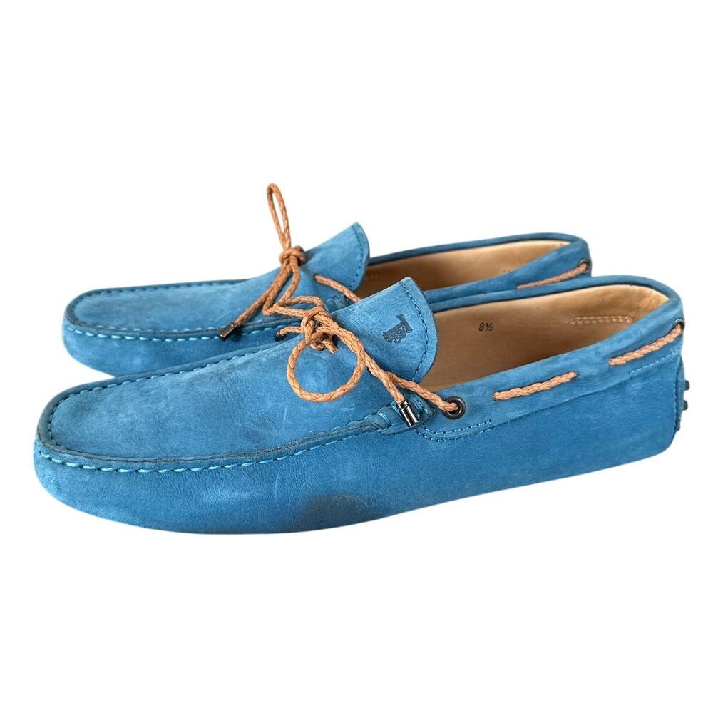 Tod's Gommino Driving Shoes in Blue Size Mens Size 8.5